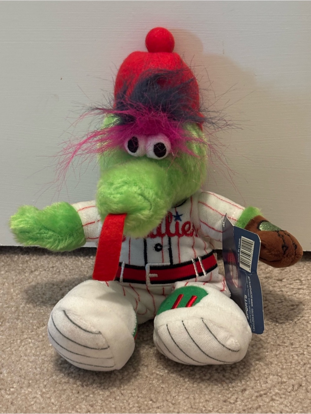 Philadelphia Phillies Phanatic Mascot MLB 10” Plush NWT Stuffie Stuffed Animal